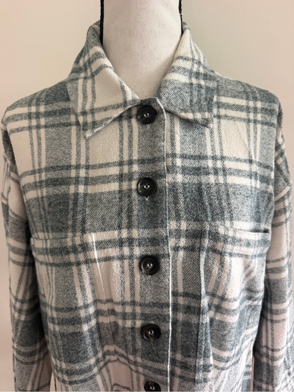 French Connection Flannel Shacket - Picture 5 of 12